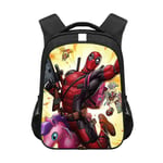 Marvel Deadpool Boys Reppu säädettävällä olkahihnalla, Super Hero Reppu