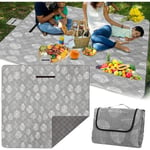 Picknickfilt Vattentät 200x200 Utomhus Beach Cover Strandmatta