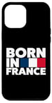 Coque pour iPhone 12 Pro Max Cool Born in France Illustration Novelty Graphic Designs