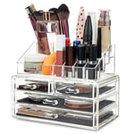 DECO EXPRESS Rangement Maquillage Tiroir Organisateur Maquillage Bijoux Makeup Organizer Acrylique à Tiroir