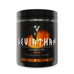 3 x PWO - 660 g - Orange - Viking Power Leviathan Hardcore PWO - L-citrullin, Beta-alanin, L-leucin, Inositol, L-tyrosin, koffein, guarana