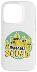 Coque pour iPhone 14 Pro Banana Squad Lunettes de soleil amusantes assorties Motif fruits