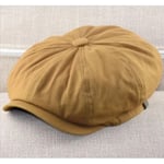 Big Head Plus Size Men's Newsboy Flat Cap 100% Cotton Gatsby Ivy Golf Cabbie Hat Oversize