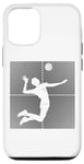 Coque pour iPhone 13 Vintage-Volleyball Ballon Balle de Volley-ball Volleyball
