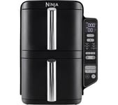 NINJA Double Stack SL300UK Air Fryer - Black, Black