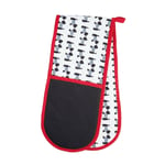 Kitchencraft Double Oven Glove - Westie Dog Print