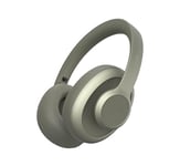 Fresh 'n Rebel Clam Ace Casque Bluetooth Supra-Auriculaire avec Réduction de Bruit Active Hybride, sans Fil, 60h d'autonomie, avec Microphone ENC, Charge Rapide, Réduction du Bruit du Vent (Vert)