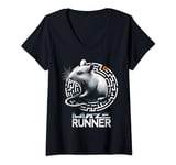 Womens Maze Runner Pets Funny Graphic Tees V-Neck T-Shirt