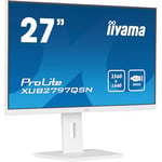 iiyama Moniteur XUB2797QSN-W2-27, IPS, 2560 x 1440/100Hz, 1H1DP1C, Has, RJ45