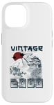 Coque pour iPhone 14 Anniversaire 24 Ans Pour Homme Femme Rétro Vintage 2000 Japon