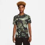 Nike Pro Trenings T-Skjorte Dri-FIT Camo - Grønn/Brun/Hvit, størrelse XX-Large