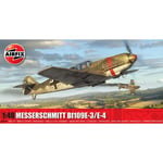 Airfix 1-48 Scale Messerschmitt Bf109E-3, E-4. Plastic Model Aeroplane Kit.