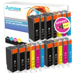 Lot de 18 cartouches jet d'encre type Jumao compatibles pour Canon PIXMA MG5250 +Fluo offert