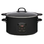 Russell Hobbs 6L Matte Black Searing Slow Cooker