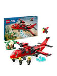 Lego City Fire Rescue Plane Building Toy Set 60413