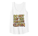 Womens Royal Gluten-Free Do Not Feed This Princess Gluten Dietary Tank Top