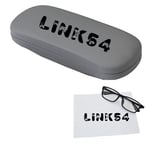 Etui gris lunettes avec votre prenom gamer jeux video