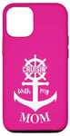 Coque pour iPhone 12/12 Pro Cruisin' With My Mom Ship Ocean Ports Sun Aging Fun Novelty