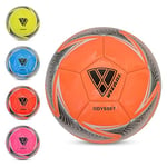 VIZARI Odyssey Football Taille 5 – Ballon de Football pour Adultes et Enfants avec Meilleure rétention d'air – Parfait pour l'entraînement et Les matchs Couleur – Taille 5 en Couleur Orange