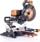 R255SMS-DB+ Double Bevel Sliding Mitre Saw, Multi-Material Cuts Metal, Wood, Pla