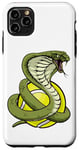 Coque pour iPhone 11 Pro Max Cobra Snake Balle de tennis mascotte