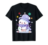 Merry Christmas Frosty Smiles – The Happiest Snowman. T-Shirt