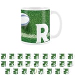 Rugby Letter Mug - Personalised Alphabet Gift Tea/Coffee Cup - Letter R Mug