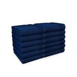 Blue Canyon Face Cloth, Bathroom Soft Towels, Woven Light–Weight, Quick Dry, Reusable Face Towels, Bacteria Resistant, Skin Friendly, Makeup Remover Cloth 30 * 30 cm, 500 GSM, PACK OF 12, (ROYAL BLUE)