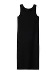 LMTD Nlfnunnerev Sl Midi Tank Dress Svart