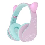 PowerLocus Kids Headphones, P2 Bluetooth Headphones for Kids with Volume Limit 85DB, Kids Wireless Headphones Over Ear with Microphone, Foldable, Carry Case, Micro SD/TF for iPhone/iPad/Laptop/PC/TV