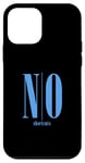 Coque pour iPhone 12 mini Bleu NO raccourcis Bleu Graphique