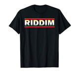 Riddim Heavy style red green and gold dubstep reggae t shirt T-Shirt