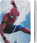 Spiderman Iron Man Ipad Case 2020 Antichoc Veille/Réveil Automatique Ipad 10.2in Réglage De L'angle Mignon Transparent Personnage Housse De Protection