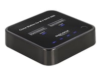 Delock - Ssd-Dockningsstation - Fack: 2 - M.2 - Sata 6Gb/S - Usb 3.2 (Gen 2) - Svart