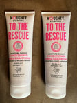 2x NOUGHTY TO THE RESCUE MOISTURE BOOST CONDITIONER FOR DRY & DAMAGED HAIR 250ml