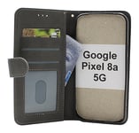 Zipper Standcase Wallet Google Pixel 8a 5G (Grå)