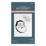 Spellbinders Holly Jolly Santa Press Plate & Die Set from The More BetterPress Christmas Collection