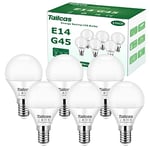 E14 Led Light Bulb, 5W Warm White (40/45W Equivalent) Small Edison Screw (SES) Bulb, G45 Golf Ball led Light Bulb, 450lm CRI>80 No Flickering Non-dimmable, for Interior Lighting, 6-Pack