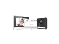 Hikvision Digital Technology DS-KIS702Y-P, 17,8 cm (7), LCD/TFT, 1024 x 600 pixlar, Kapacitiv, Svart, Grå, Vit, IP65