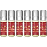 Paket med 6 Musk Parfym Al Rehab Balkis 6ml alkoholfri 100% olja