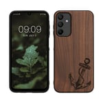 Wooden Case for Samsung Galaxy A15 5G Vintage Anchor 