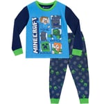 Minecraft Pyjamas | Kids Minecraft Steve Ghast Pyjamas Set | Boys Minecraft Pjs