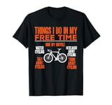 Bicycle Funny Watch Cycling Research About Cycling T-Shirt