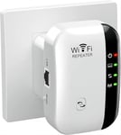 Répéteur WiFi Puissant 300Mbps Amplificateur WiFi Puissant 2.4GHz WiFi Range Booster WiFi Répéteur Extenseur sans Fil avec Port Ethernet,WiFi Extender WiFi Booster,RJ45,Protection WPS.[Y13]