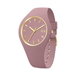 ICE-WATCH - Ice Glam Brushed Fall Rose - Montre Rose pour Femme avec Bracelet en Silicone - 019524 (Small)