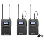 Boya UHF Dual Lavalier trådlöst ljud system BY-WM8 Pro-K2