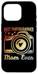 Coque pour iPhone 16 Pro Photographe Mère Photographie Maman Appareil photo Mama