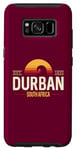 Coque pour Galaxy S8 Durban Afrique du Sud | Durban Afrique du Sud Retro Wave