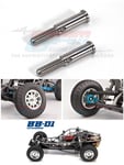 GPM BBX021/PIN CARBON STEEL FRONT WHEEL AXLE SET FOR TAMIYA 1/10 BBX BB-01 CAR