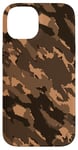 Coque pour iPhone 14 Beige Style Motif Camouflage